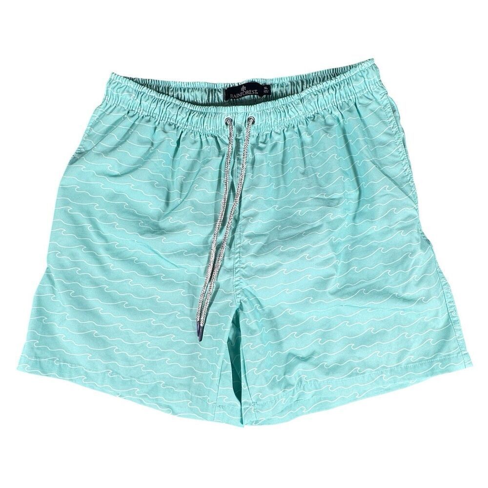 RFT Rainforest Sz XL Men's Mesh Lined Quick Drying Swim Trunk Sea Shore Aruba